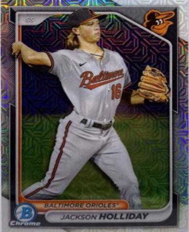 2024 Bowman Chrome Prospects Jackson Holliday [Refractor] #BCP-47 card