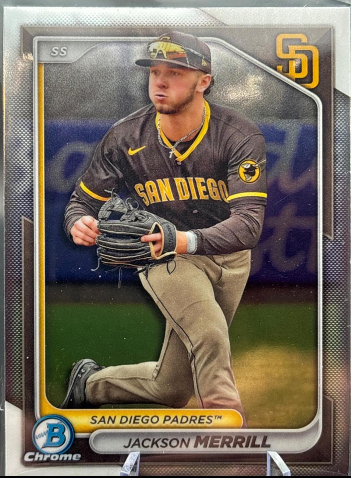 2024 Bowman Chrome Prospects Jackson Merrill #BCP-145 card