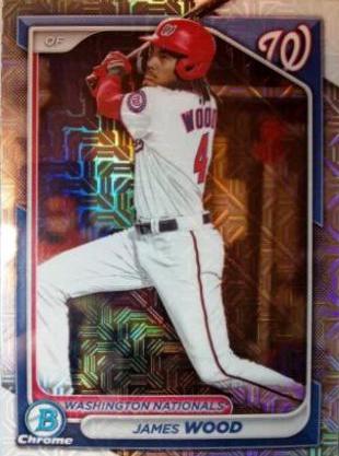 2024 Bowman Chrome Prospects James Wood [Mojo] #BCP-91 card