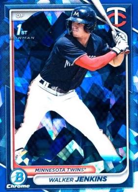 2024 Bowman Chrome Prospects Sapphire Walker Jenkins #BCP-43 card