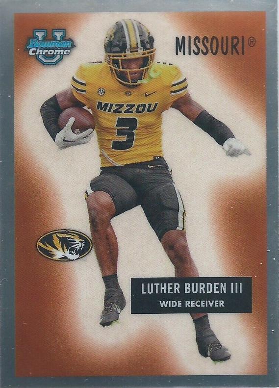 2024 Bowman Chrome University 1955 Luther Burden III #55B-1 card