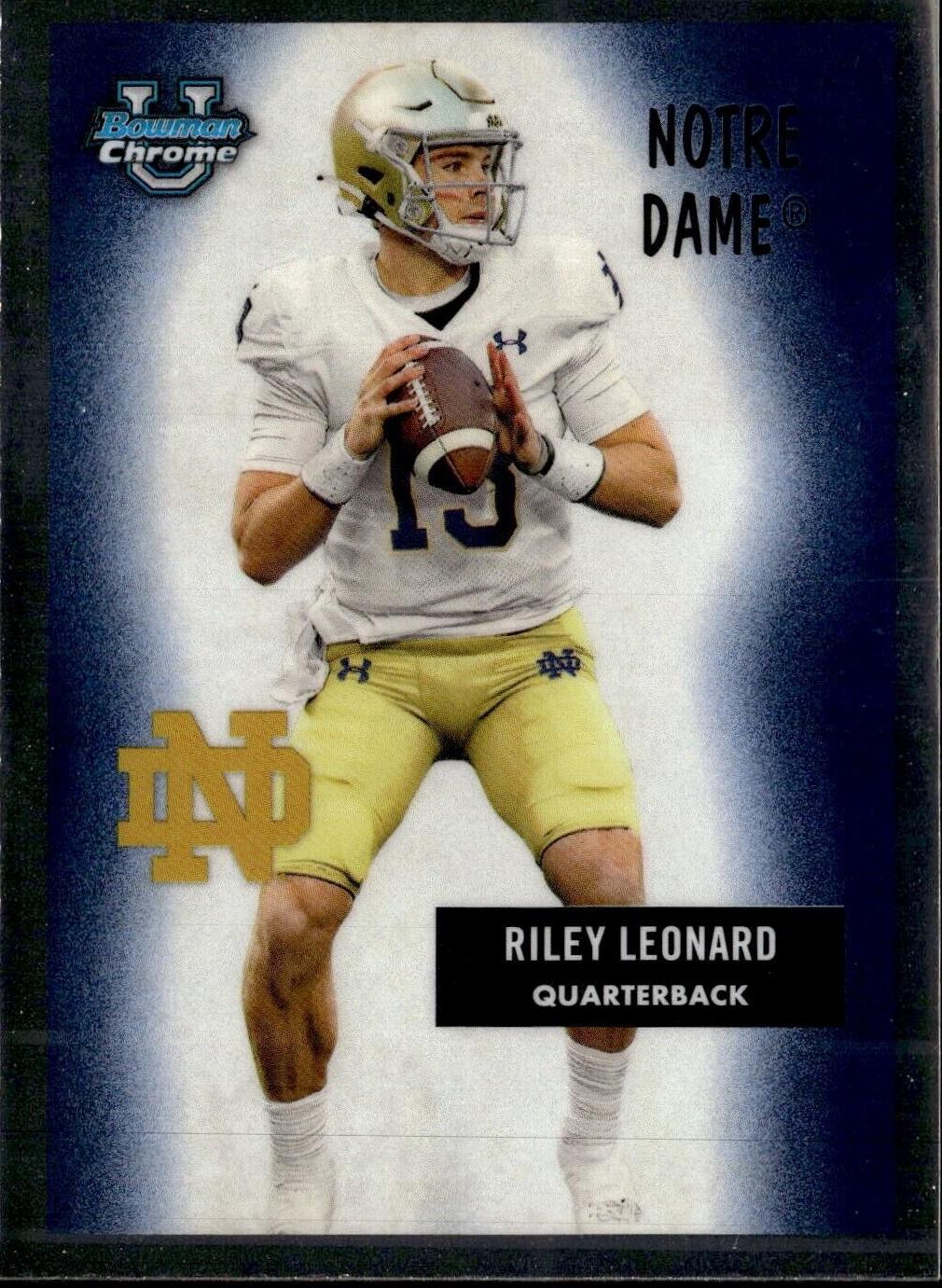 2024 Bowman Chrome University 1955 Riley Leonard #55B-30 card