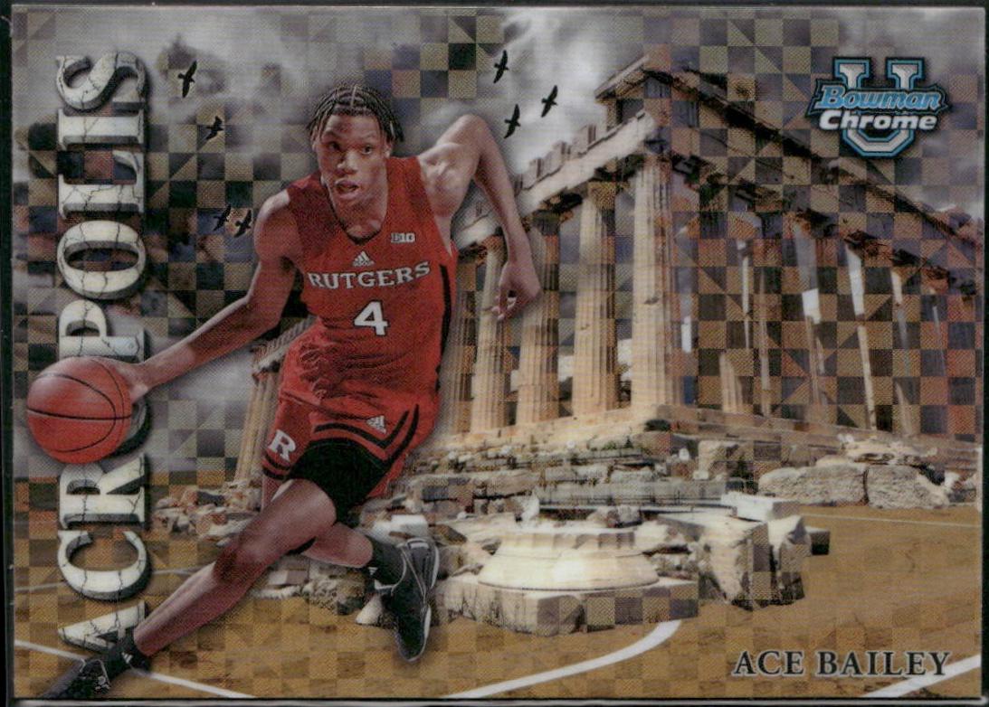 2024 Bowman Chrome University Acropolis Ace Bailey [X-Fractor] #A-2 card
