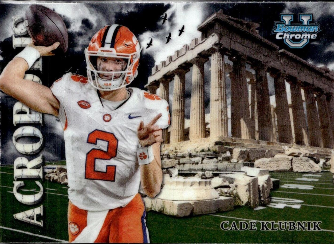 2024 Bowman Chrome University Acropolis Cade Klubnik #A-4 card
