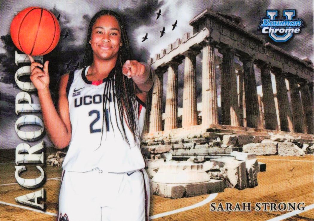 2024 Bowman Chrome University Acropolis Sarah Strong #A-10 card
