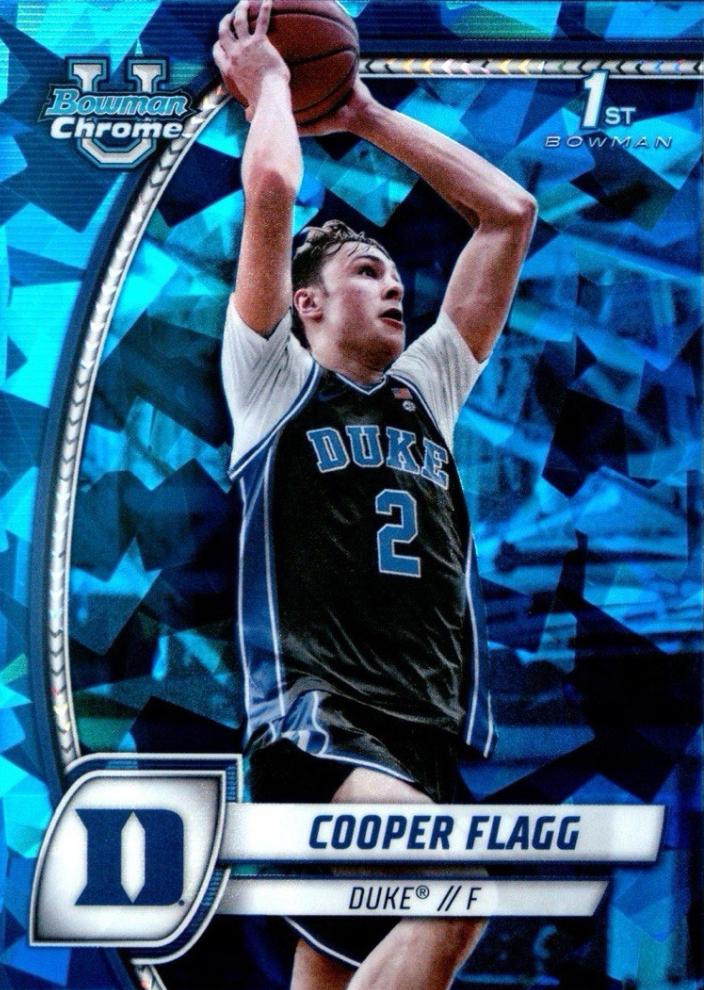 2024 Bowman Chrome University Cooper Flagg [Sapphire] #16 card
