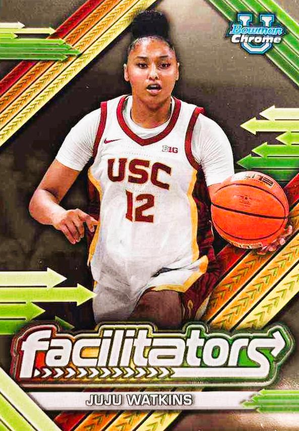 2024 Bowman Chrome University Facilitators Juju Watkins #F-18 card