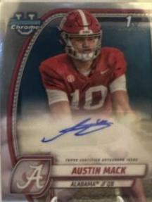 2024 Bowman Chrome University Prospect Autograph Austin Mack #PA-AMA card