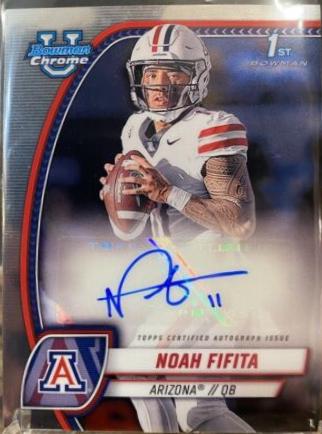 2024 Bowman Chrome University Prospect Autograph Noah Fifita #PA-NFI card