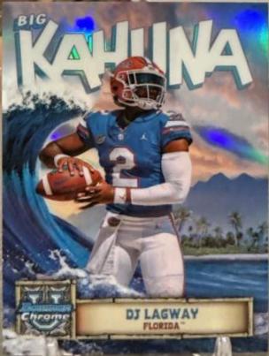 2024 Bowman Chrome University The Big Kahuna DJ Lagway #BK-5 card