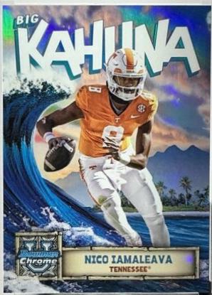 2024 Bowman Chrome University The Big Kahuna Nico Iamaleava #BK-20 card