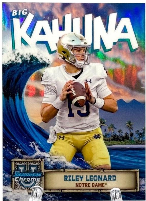 2024 Bowman Chrome University The Big Kahuna Riley Leonard #BK-13 card