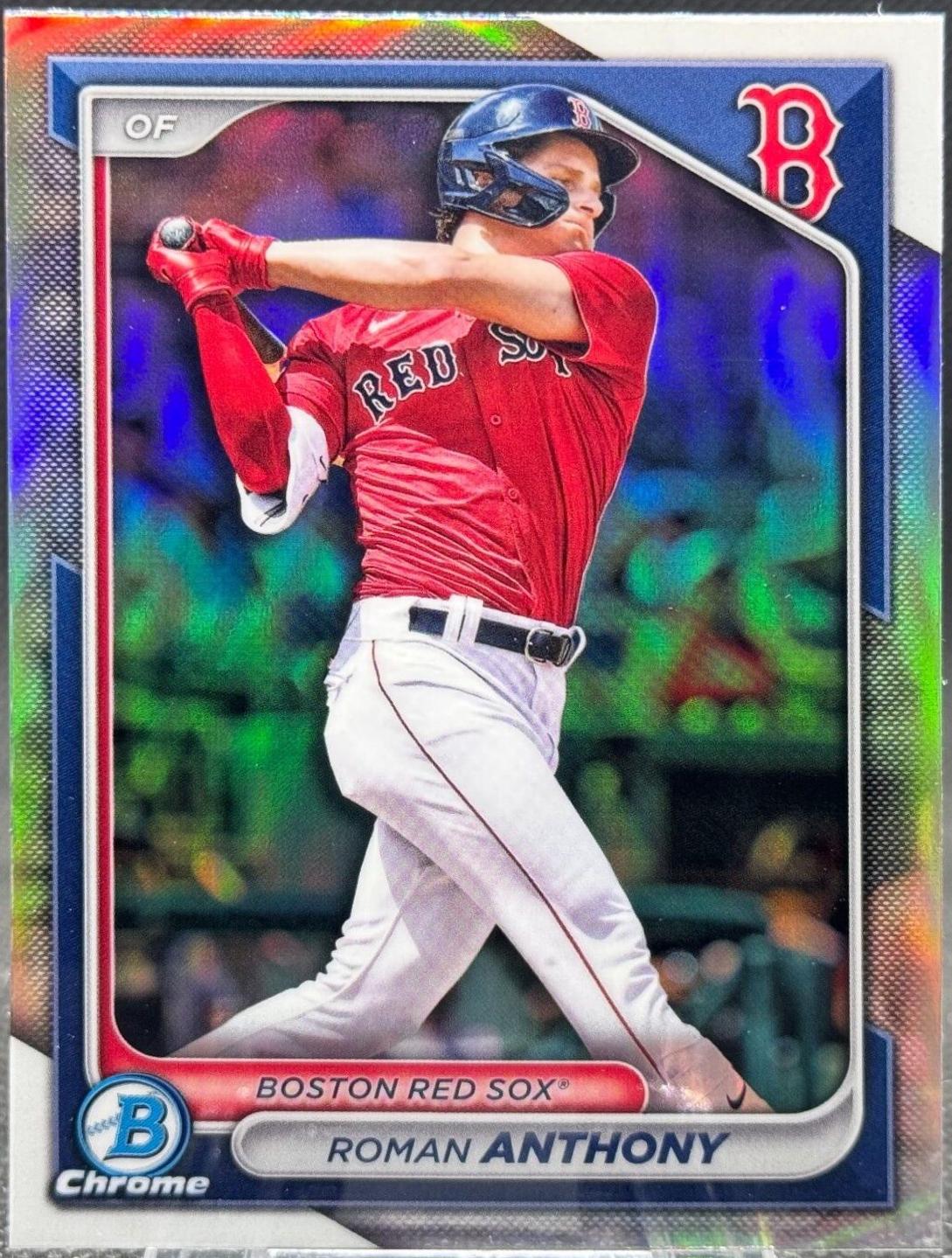 2024 Bowman Draft Chrome Roman Anthony [Refractor] #BDC-19 card