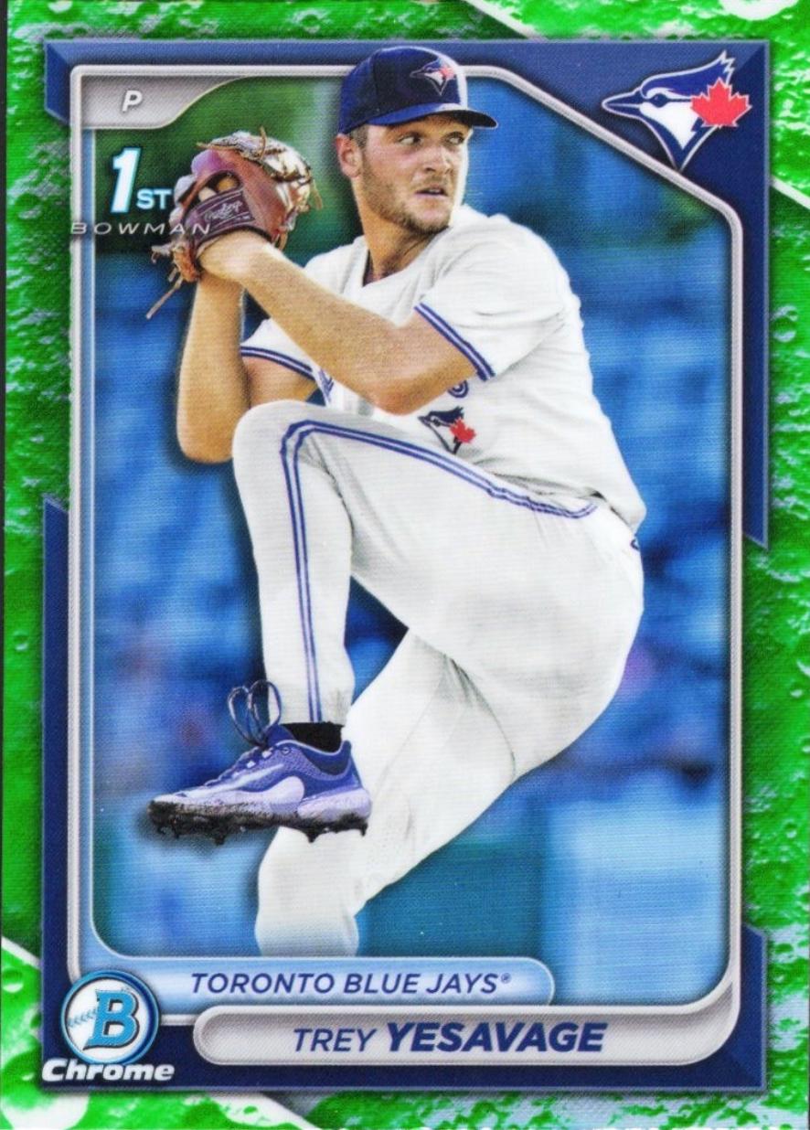 2024 Bowman Draft Chrome Trey Yesavage [Lunar Glow Refractor] #BDC-92 card