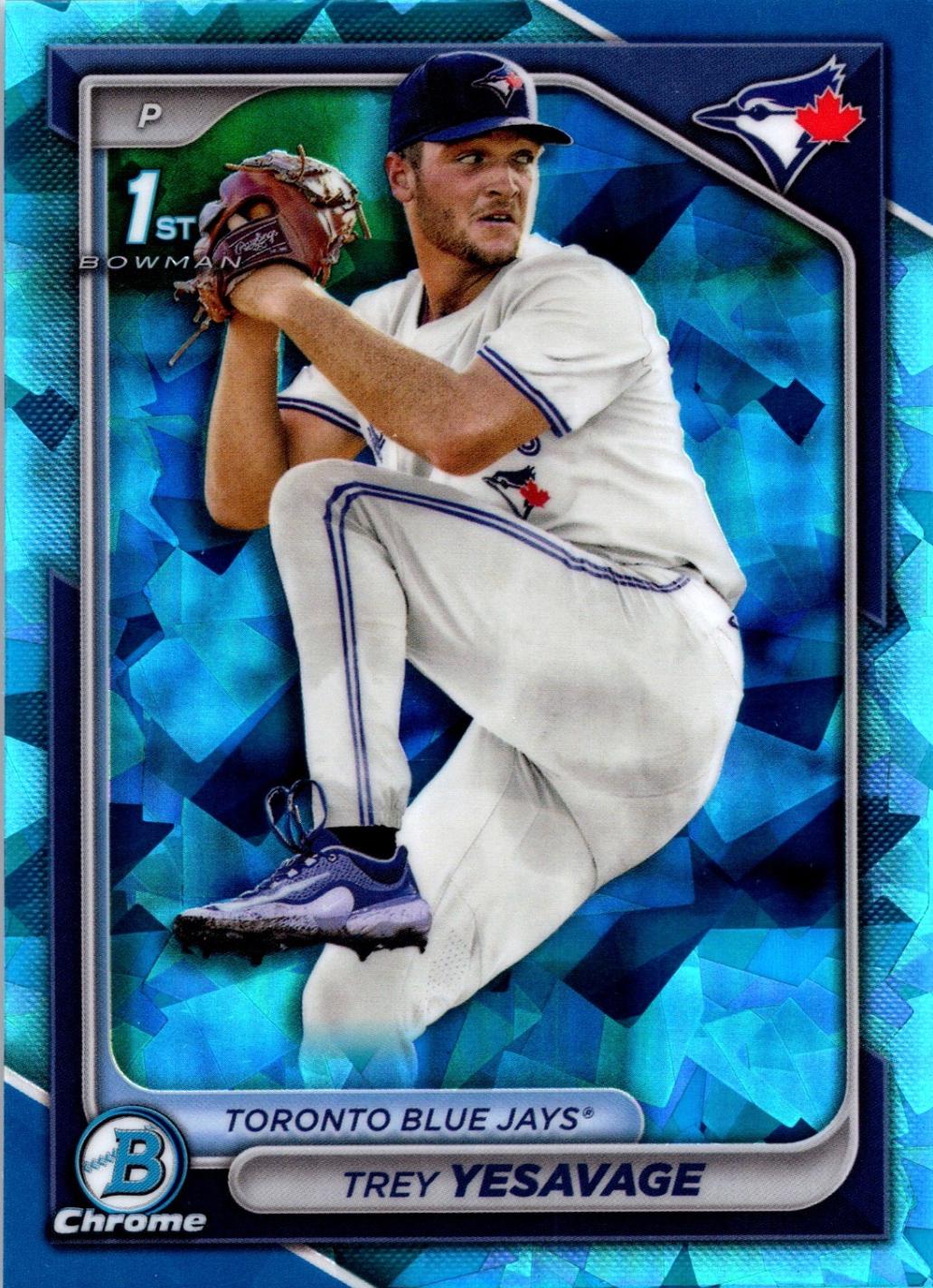 2024 Bowman Draft Chrome Trey Yesavage [Sapphire] #BDC-92 card