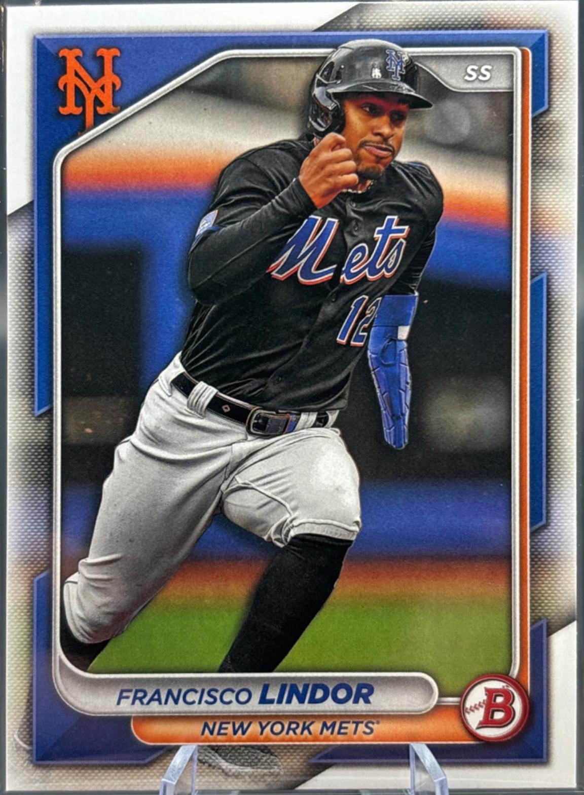 2024 Bowman Francisco Lindor #38 card