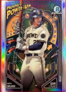 2024 Bowman Prospect Power-Up Brock Wilken #PP-7 card