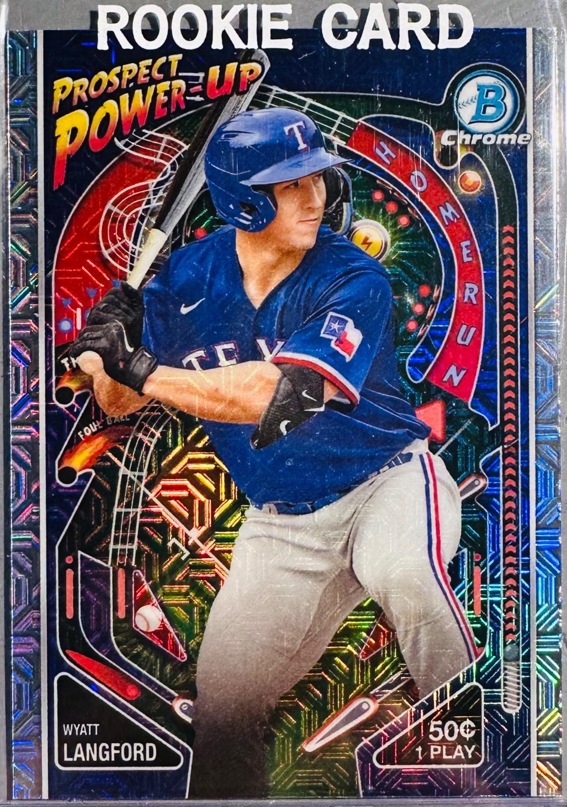 2024 Bowman Prospect Power-Up Wyatt Langford [Mojo] #PP-3 card
