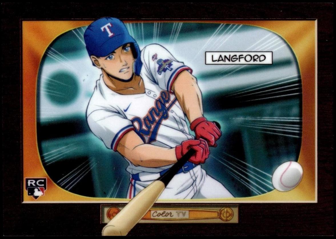 2024 Bowman’s Best 1995 Bowman Anime Wyatt Langford #BA-19 card