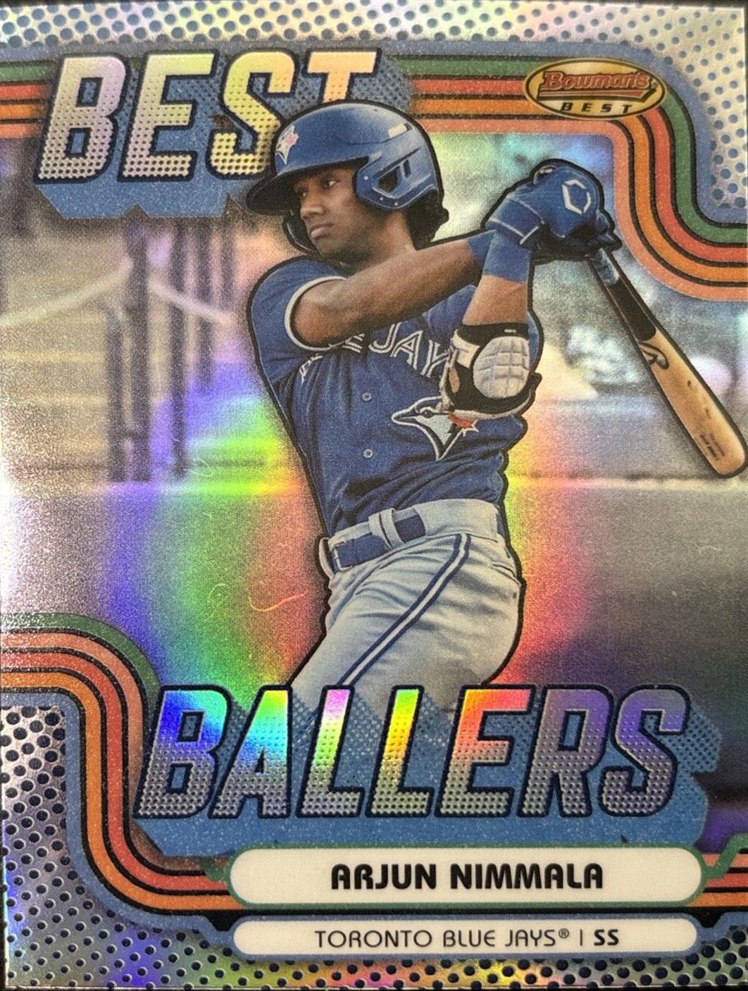 2024 Bowman’s Best Ballers Arjun Nimmala #BB-26 card
