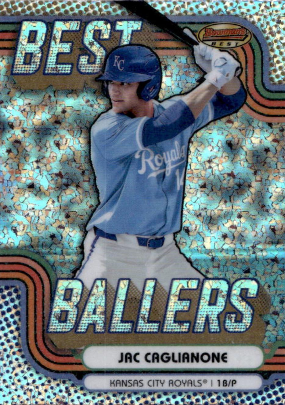 2024 Bowman’s Best Ballers Jac Caglianone [Mini-Diamond Refractor] #BB-7 card