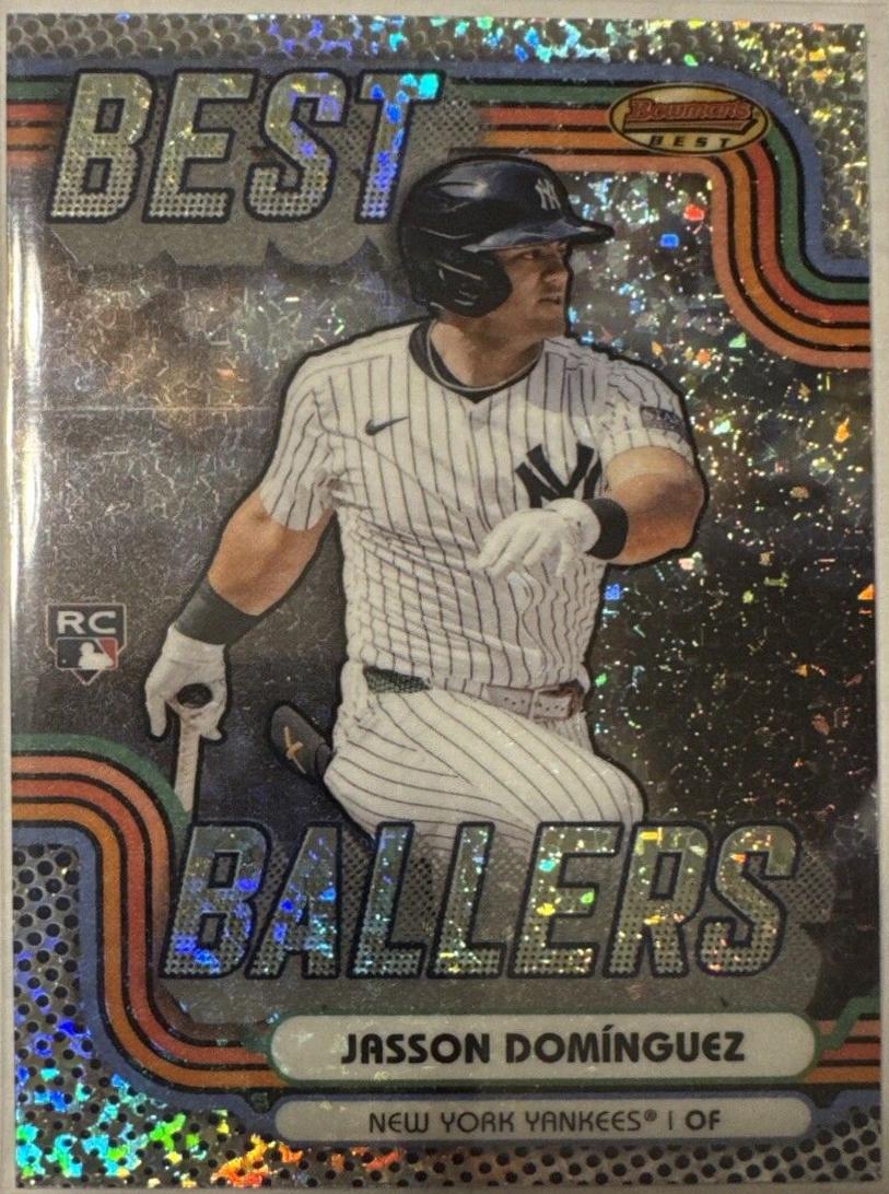2024 Bowman’s Best Ballers Jasson Dominguez [Mini-Diamond Refractor] #BB-19 card