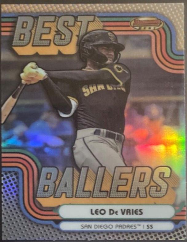 2024 Bowman’s Best Ballers Leo De Vries #BB-8 card