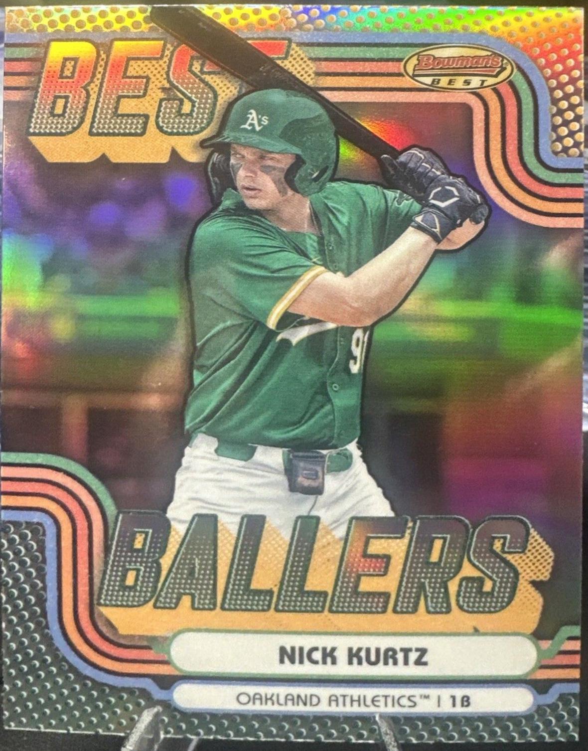 2024 Bowman’s Best Ballers Nick Kurtz #BB-13 card