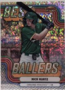2024 Bowman’s Best Ballers Nick Kurtz [Mini-Diamond Refractor] #BB-13 card