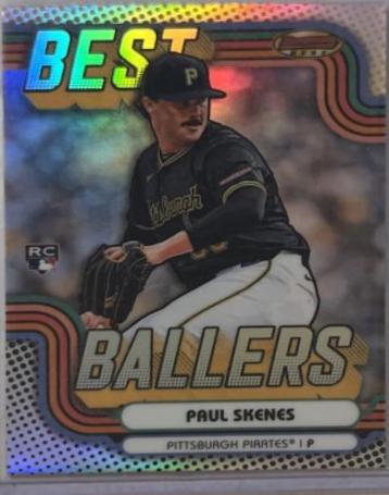 2024 Bowman’s Best Ballers Paul Skenes [Lava Refractor] #BB-3 card