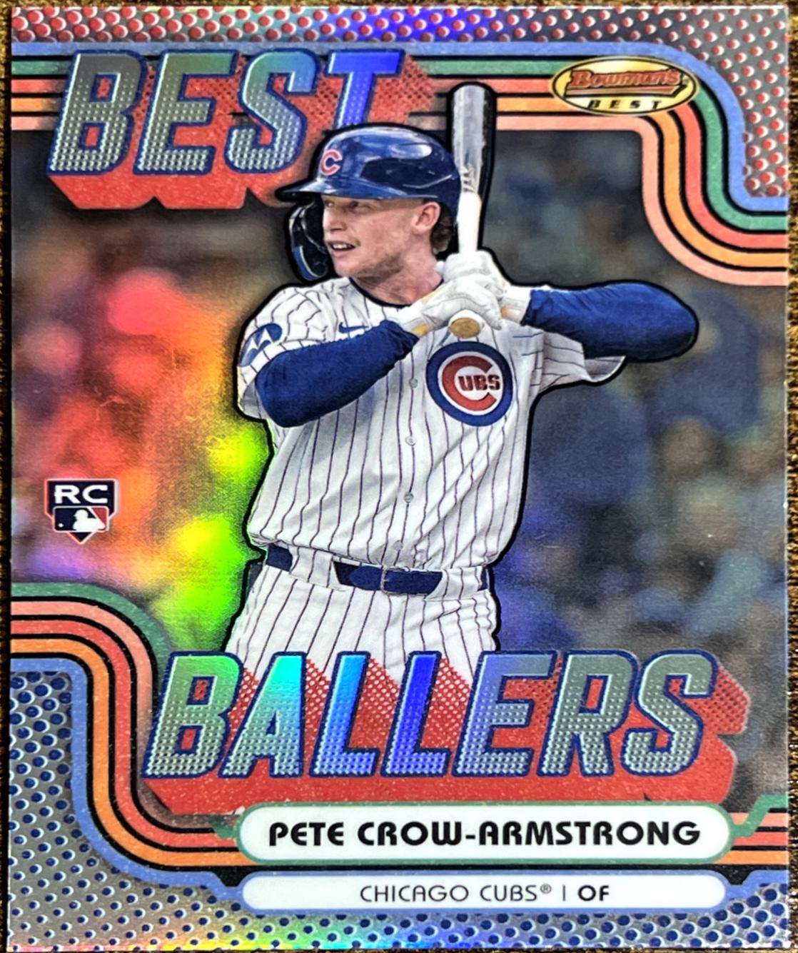 2024 Bowman’s Best Ballers Pete Crow-Armstrong [Lava Refractor] #BB-22 card
