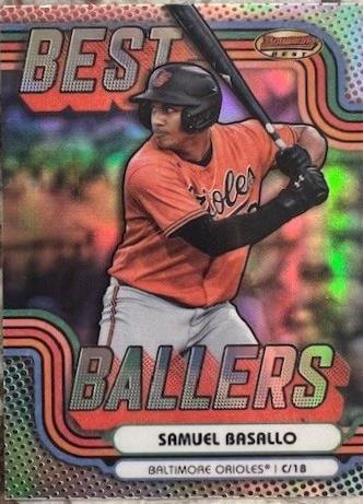 2024 Bowman’s Best Ballers Samuel Basallo #BB-18 card