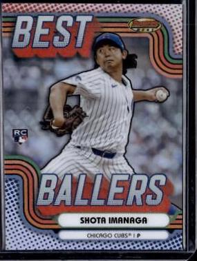 2024 Bowman’s Best Ballers Shota Imanaga #BB-28 card
