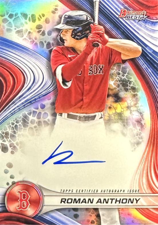 2024 Bowman’s Best Best of 2024 Autograph Roman Anthony [Refractor] #B24-RA card