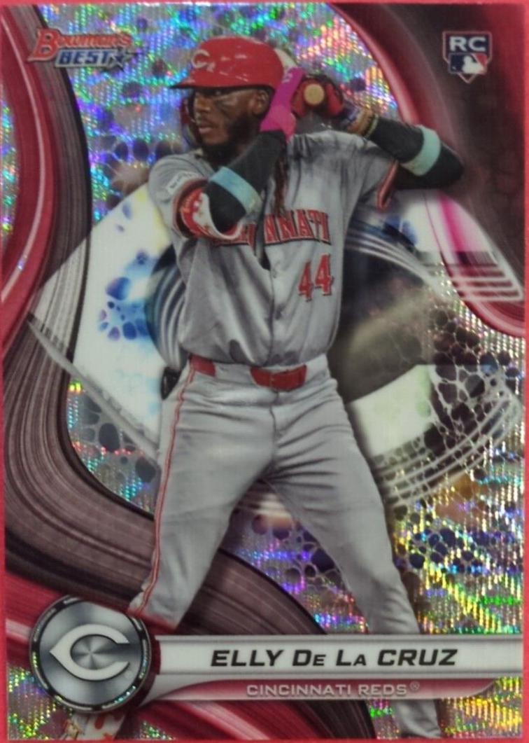2024 Bowman's Best Elly De La Cruz [Wave Refractor] #20 card