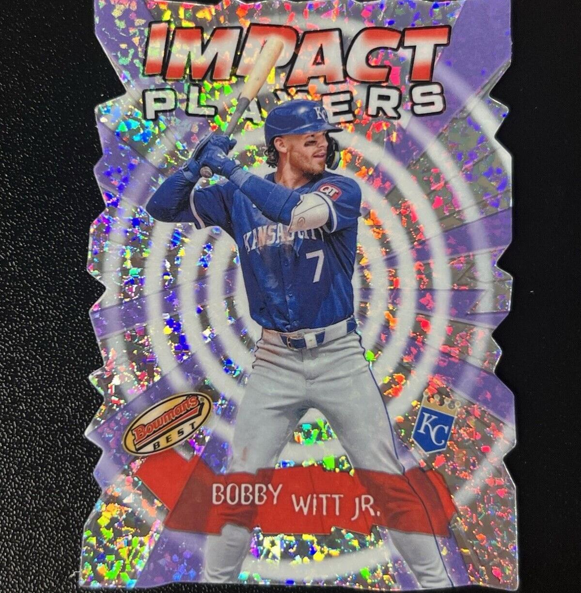 2024 Bowman’s Best Impact Players Bobby Witt Jr. [Mini-Diamond Refractor] #IP-5 card