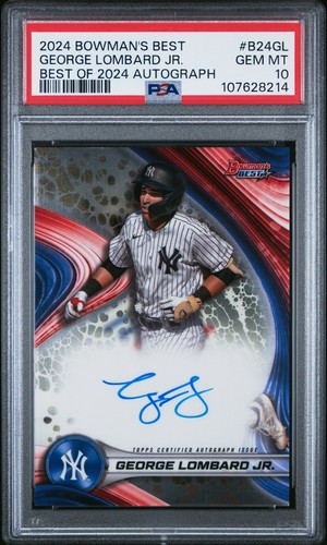 2024 Bowman's Best of 2024 Autograph George Lombard Jr. #B24-GL card