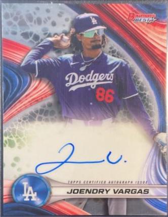 2024 Bowman's Best of 2024 Autograph Joendry Vargas #B24-JV card