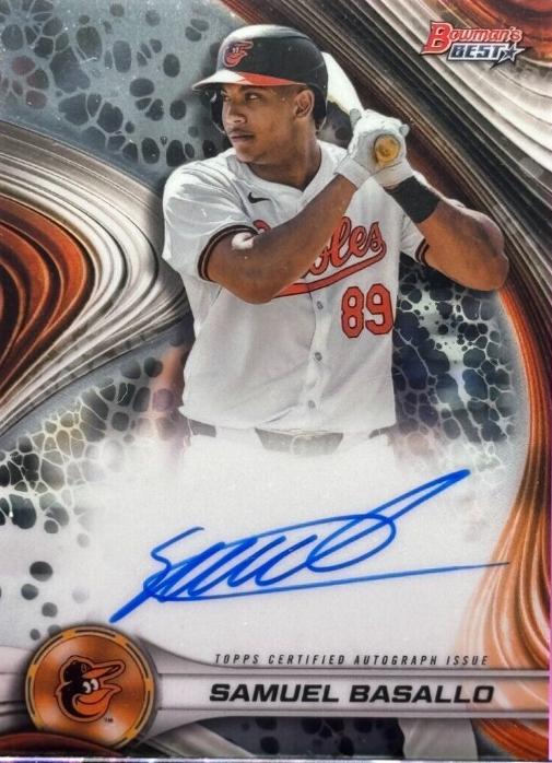 2024 Bowman's Best of 2024 Autograph Samuel Basallo #B24-SB card