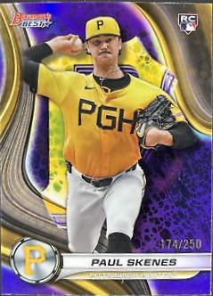 2024 Bowman's Best Paul Skenes [Purple Refractor] #53 card