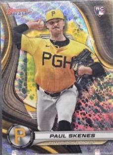 2024 Bowman's Best Paul Skenes [Wave Refractor] #53 card