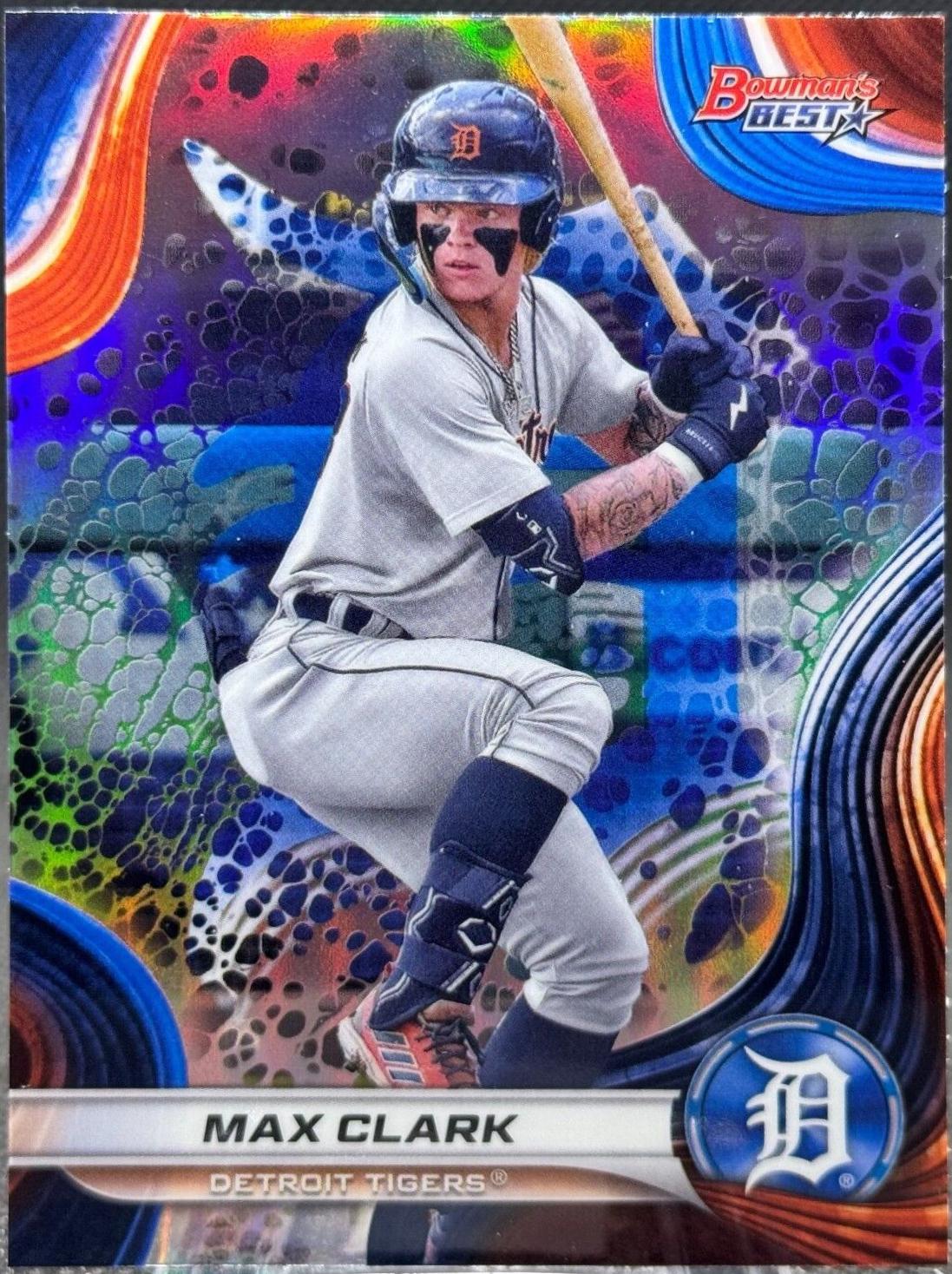 2024 Bowman's Best Prospects Max Clark [Refractor] #TP-7 card