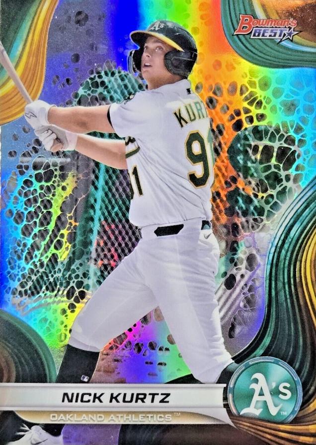 2024 Bowman's Best Prospects Nick Kurtz [Refractor] #TP-14 card