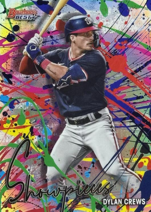 2024 Bowman’s Best Showpieces Dylan Crews [Lava Refractor] #BS-5 card