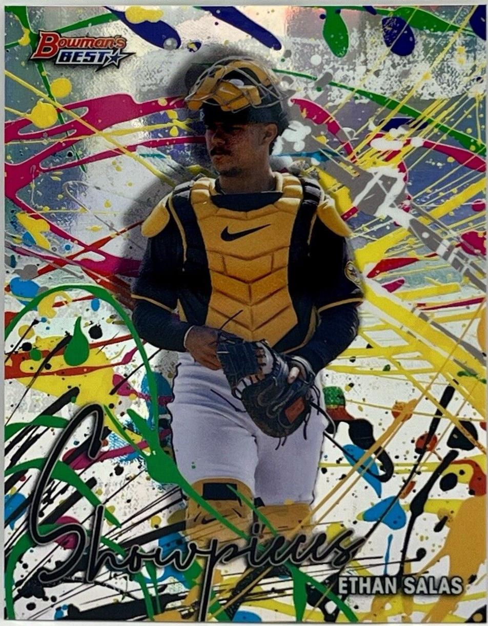 2024 Bowman’s Best Showpieces Ethan Salas [Mini-Diamond Refractor] #BS-11 card