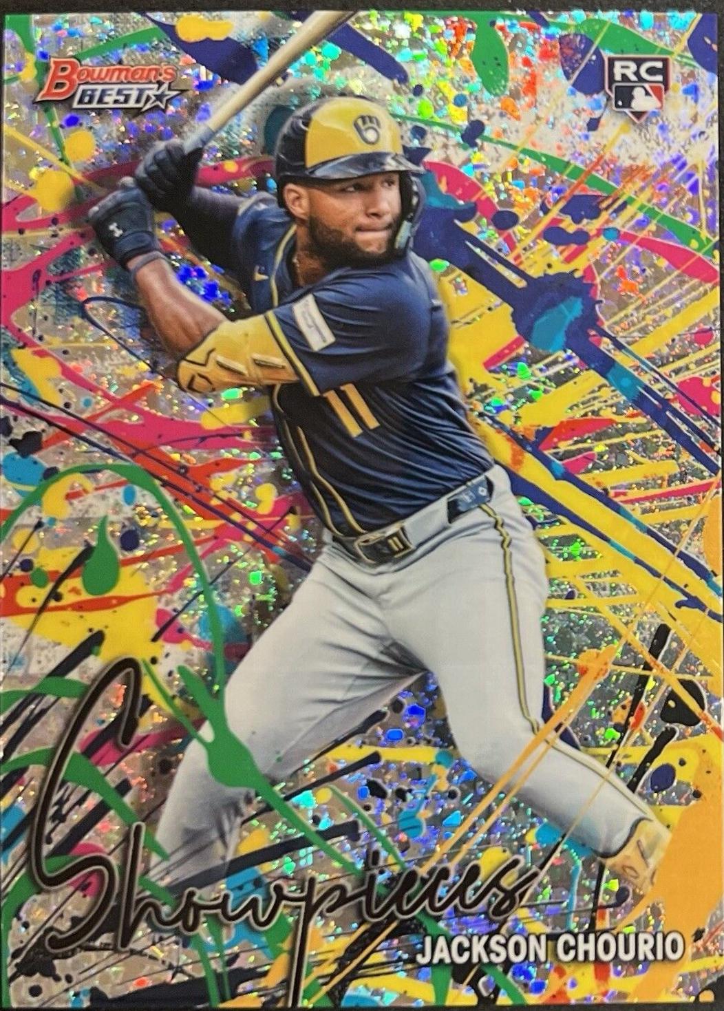 2024 Bowman’s Best Showpieces Jackson Chourio [Mini-Diamond Refractor] #BS-9 card