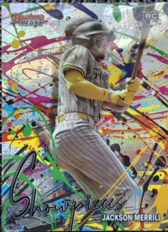2024 Bowman’s Best Showpieces Jackson Merrill #BS-8 card