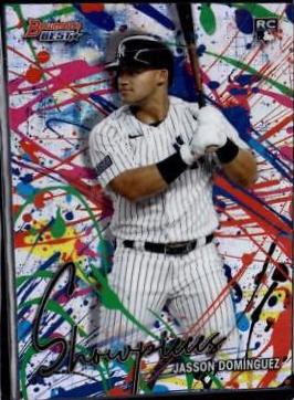 2024 Bowman’s Best Showpieces Jasson Dominguez [Lava Refractor] #BS-3 card