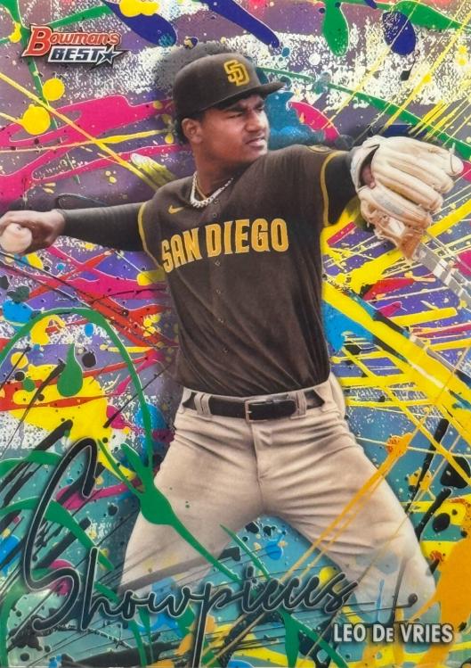 2024 Bowman’s Best Showpieces Leo De Vries #BS-4 card