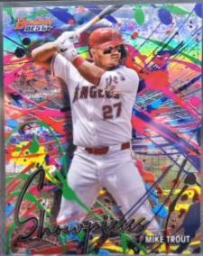 2024 Bowman’s Best Showpieces Mike Trout #BS-1 card